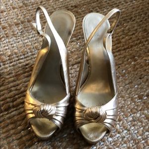 Gold Dress Shoes
